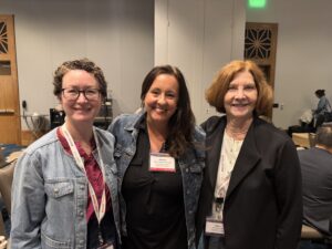 Anna Greene, Jessica Thomas and Elyse Gellerman at NANETs annual meeting
